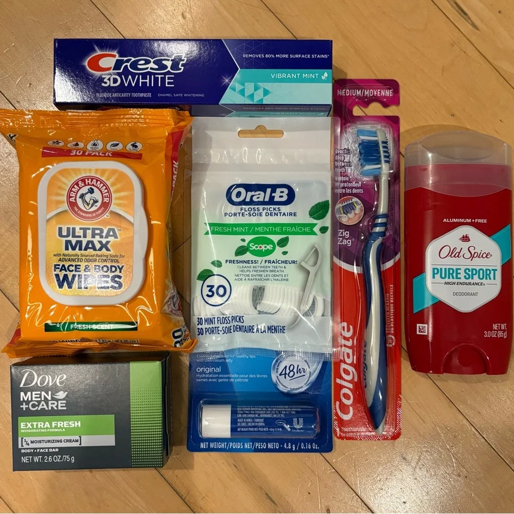 Men’s Personal Care Hygiene Bundle Includes 7 NWT Items